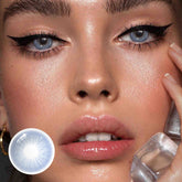 Lentes de contacto de color azul Claudina